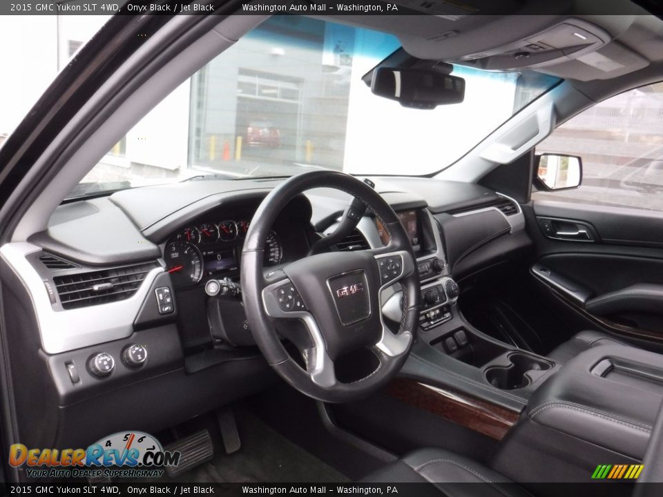 2015 GMC Yukon SLT 4WD Onyx Black / Jet Black Photo #16