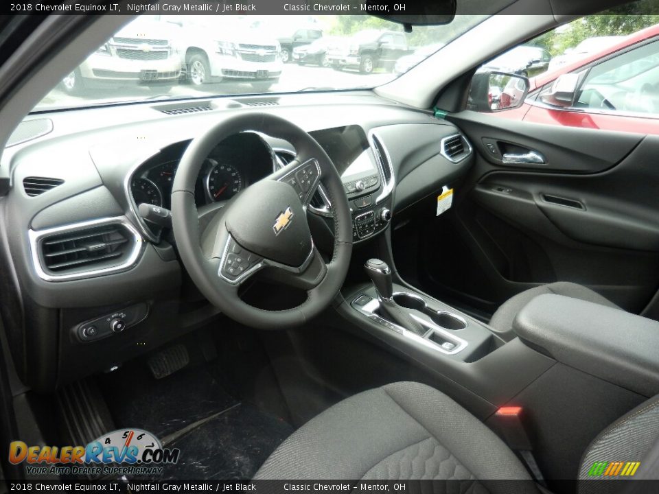 Jet Black Interior - 2018 Chevrolet Equinox LT Photo #6