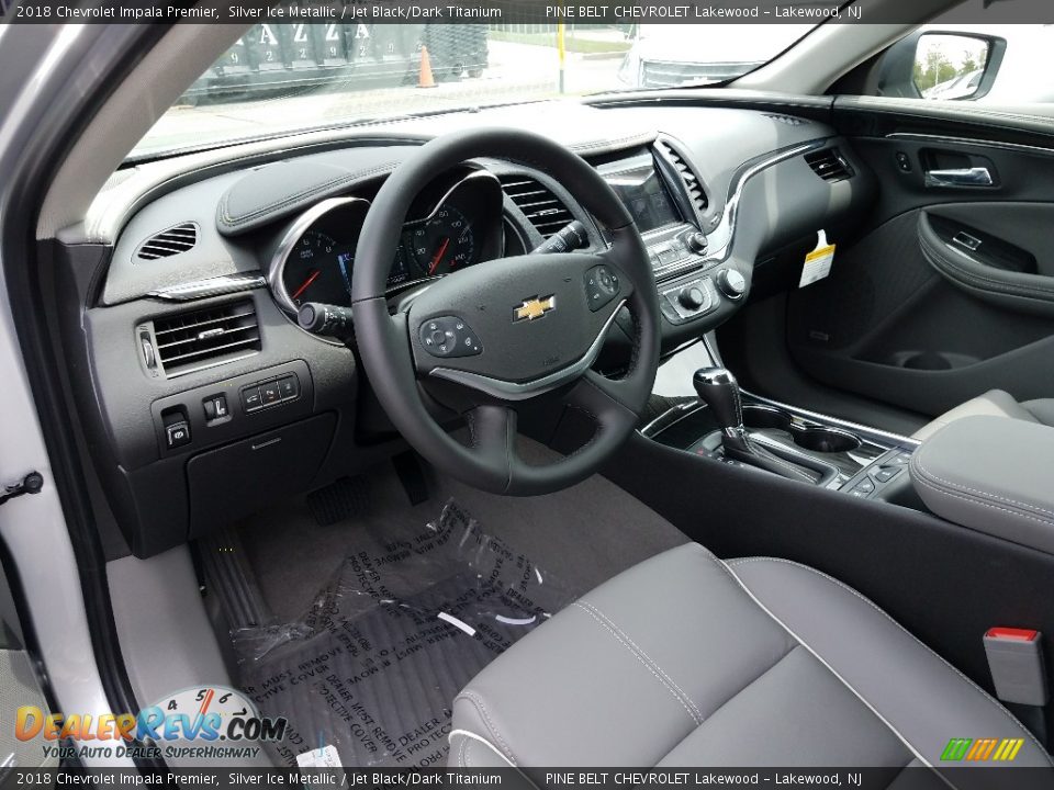 Jet Black/Dark Titanium Interior - 2018 Chevrolet Impala Premier Photo #7
