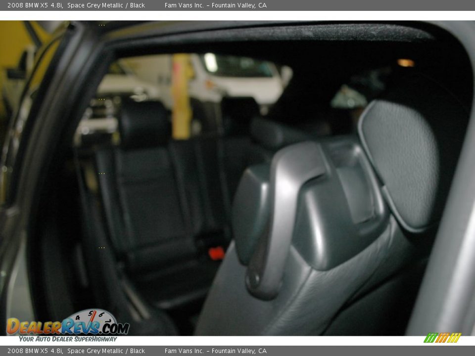 2008 BMW X5 4.8i Space Grey Metallic / Black Photo #6
