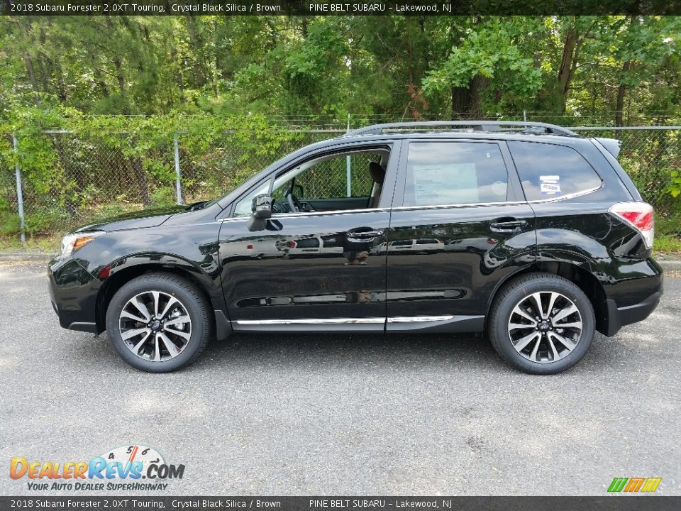 2018 Subaru Forester 2.0XT Touring Crystal Black Silica / Brown Photo #3