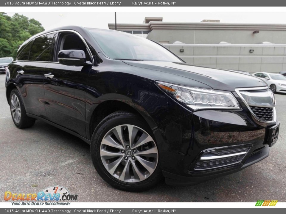 2015 Acura MDX SH-AWD Technology Crystal Black Pearl / Ebony Photo #1