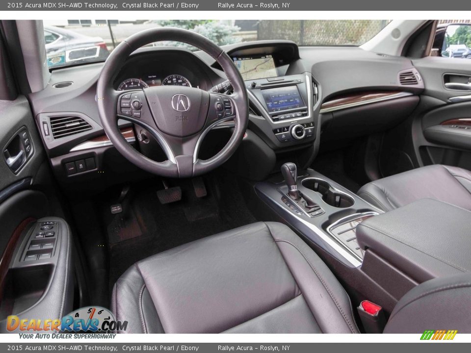 2015 Acura MDX SH-AWD Technology Crystal Black Pearl / Ebony Photo #10