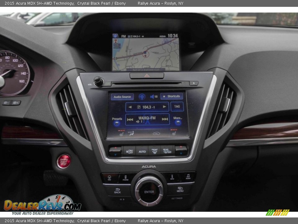 2015 Acura MDX SH-AWD Technology Crystal Black Pearl / Ebony Photo #12