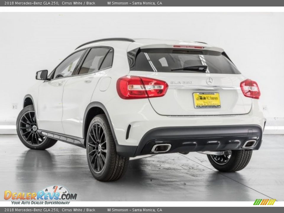 2018 Mercedes-Benz GLA 250 Cirrus White / Black Photo #3