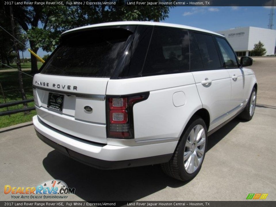 2017 Land Rover Range Rover HSE Fuji White / Espresso/Almond Photo #7