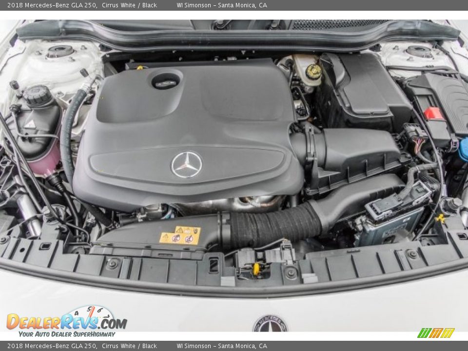 2018 Mercedes-Benz GLA 250 Cirrus White / Black Photo #8