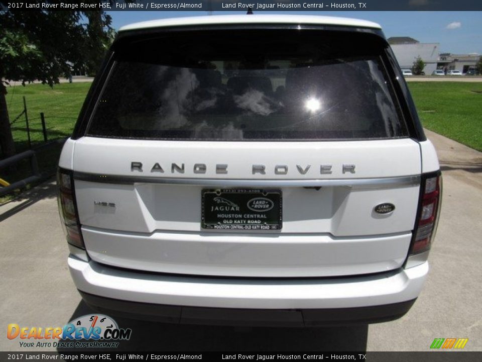 2017 Land Rover Range Rover HSE Fuji White / Espresso/Almond Photo #8