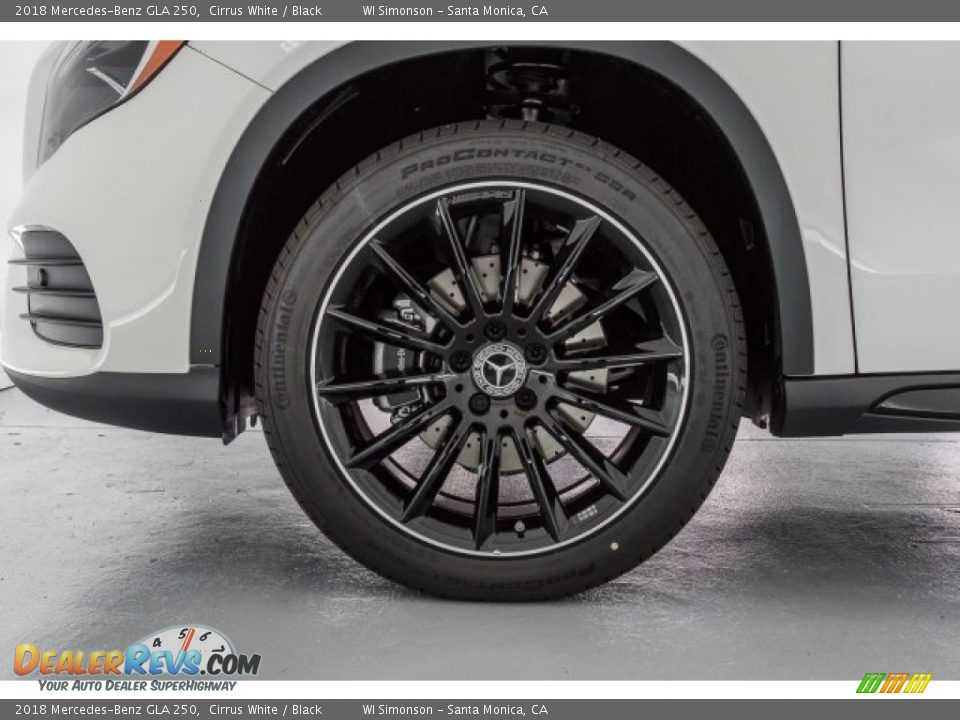 2018 Mercedes-Benz GLA 250 Cirrus White / Black Photo #9