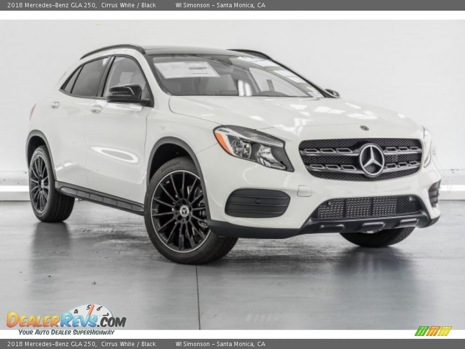 2018 Mercedes-Benz GLA 250 Cirrus White / Black Photo #12