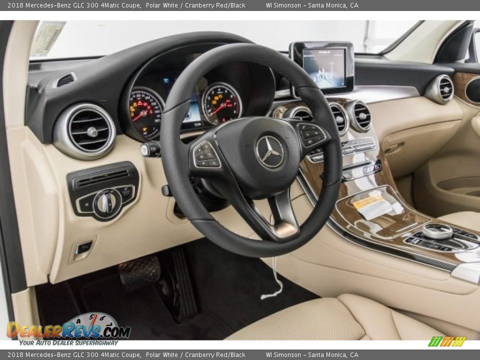Dashboard of 2018 Mercedes-Benz GLC 300 4Matic Coupe Photo #6