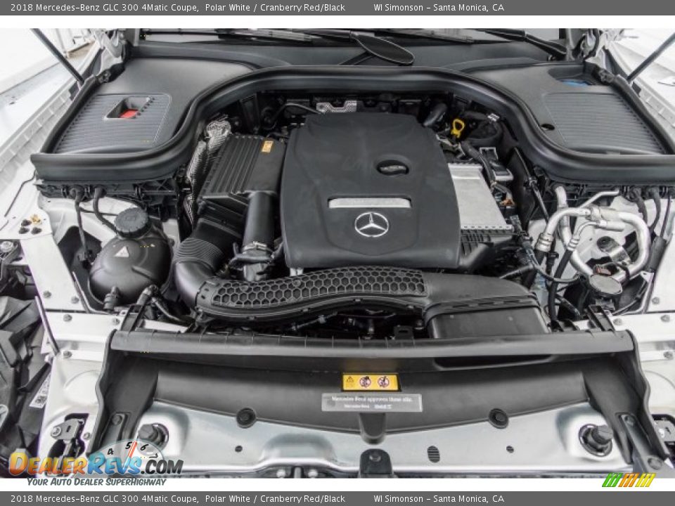 2018 Mercedes-Benz GLC 300 4Matic Coupe 2.0 Liter Turbocharged DOHC 16-Valve VVT 4 Cylinder Engine Photo #8