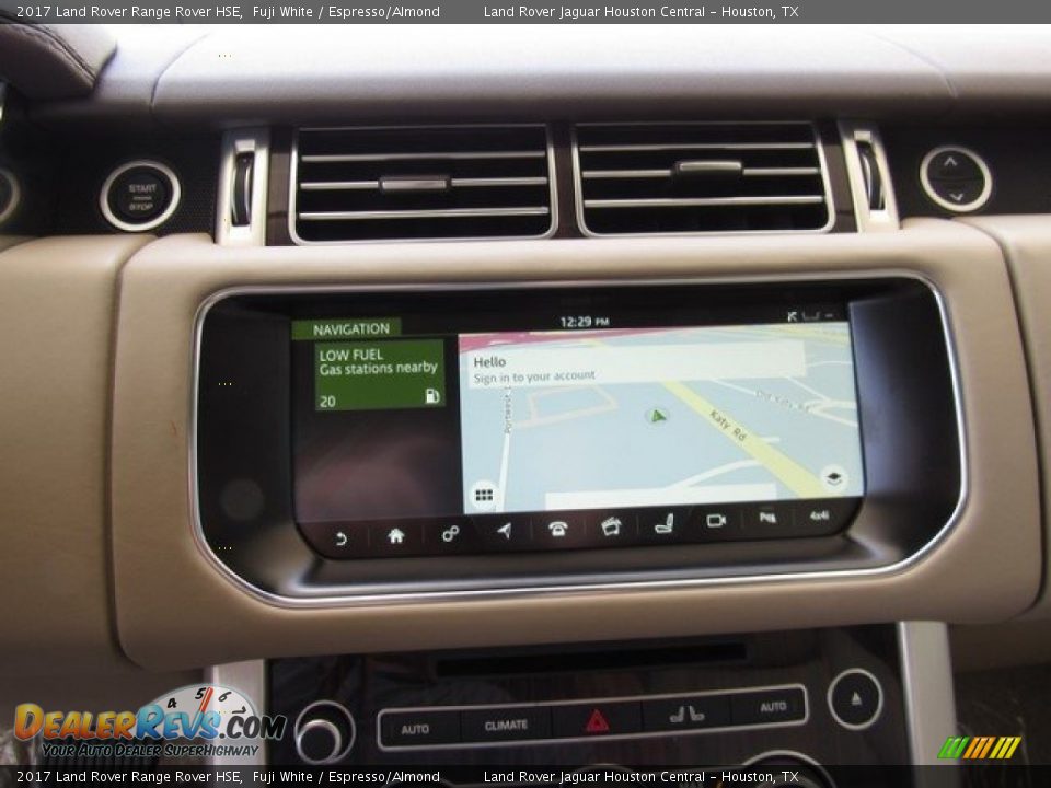 2017 Land Rover Range Rover HSE Fuji White / Espresso/Almond Photo #20