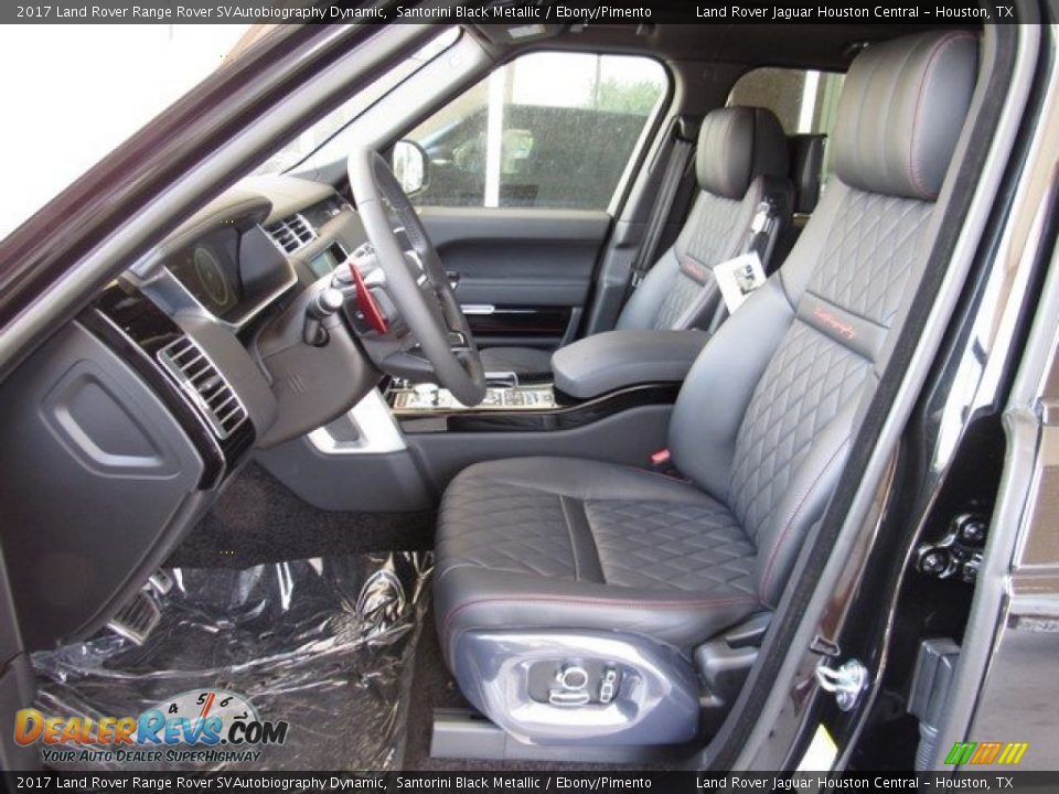 Ebony/Pimento Interior - 2017 Land Rover Range Rover SVAutobiography Dynamic Photo #2