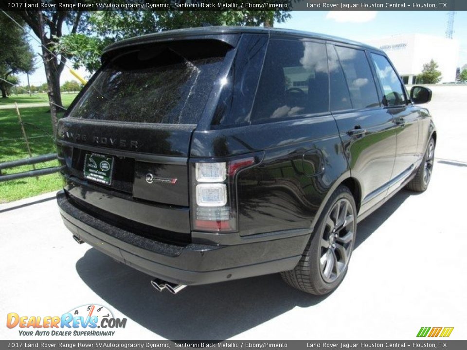 2017 Land Rover Range Rover SVAutobiography Dynamic Santorini Black Metallic / Ebony/Pimento Photo #7