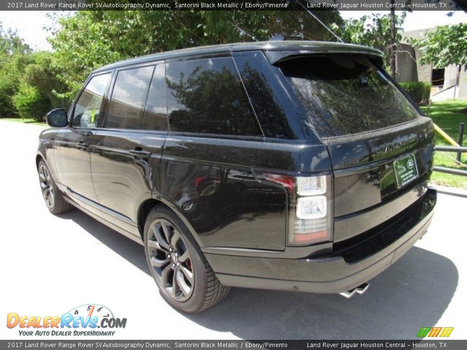 2017 Land Rover Range Rover SVAutobiography Dynamic Santorini Black Metallic / Ebony/Pimento Photo #12