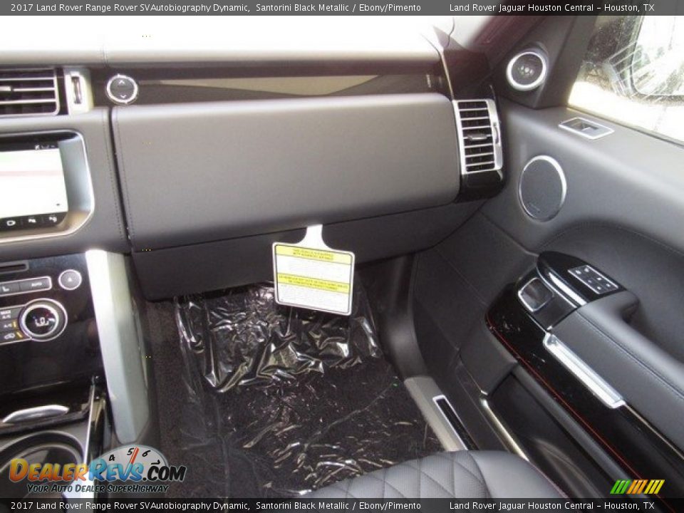 2017 Land Rover Range Rover SVAutobiography Dynamic Santorini Black Metallic / Ebony/Pimento Photo #14