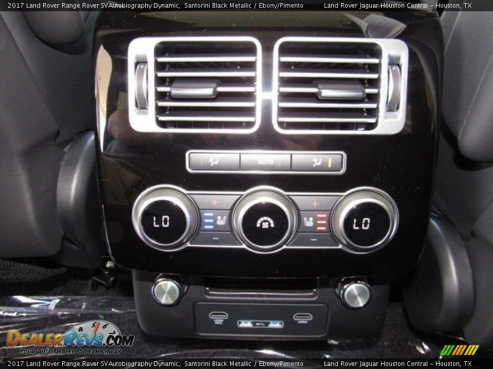 2017 Land Rover Range Rover SVAutobiography Dynamic Santorini Black Metallic / Ebony/Pimento Photo #15