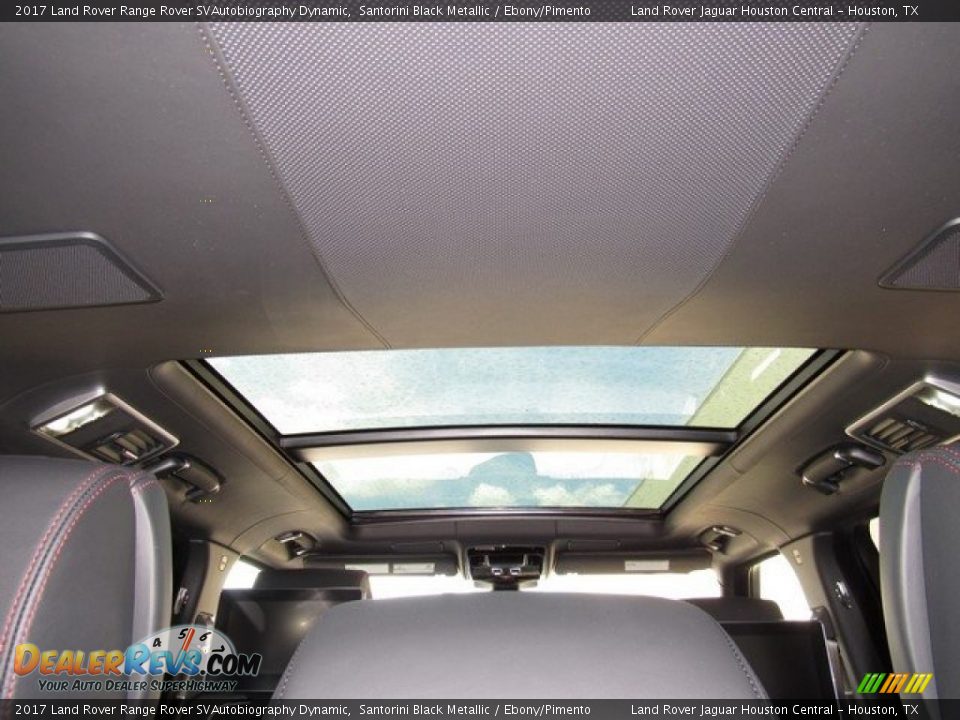 2017 Land Rover Range Rover SVAutobiography Dynamic Santorini Black Metallic / Ebony/Pimento Photo #18