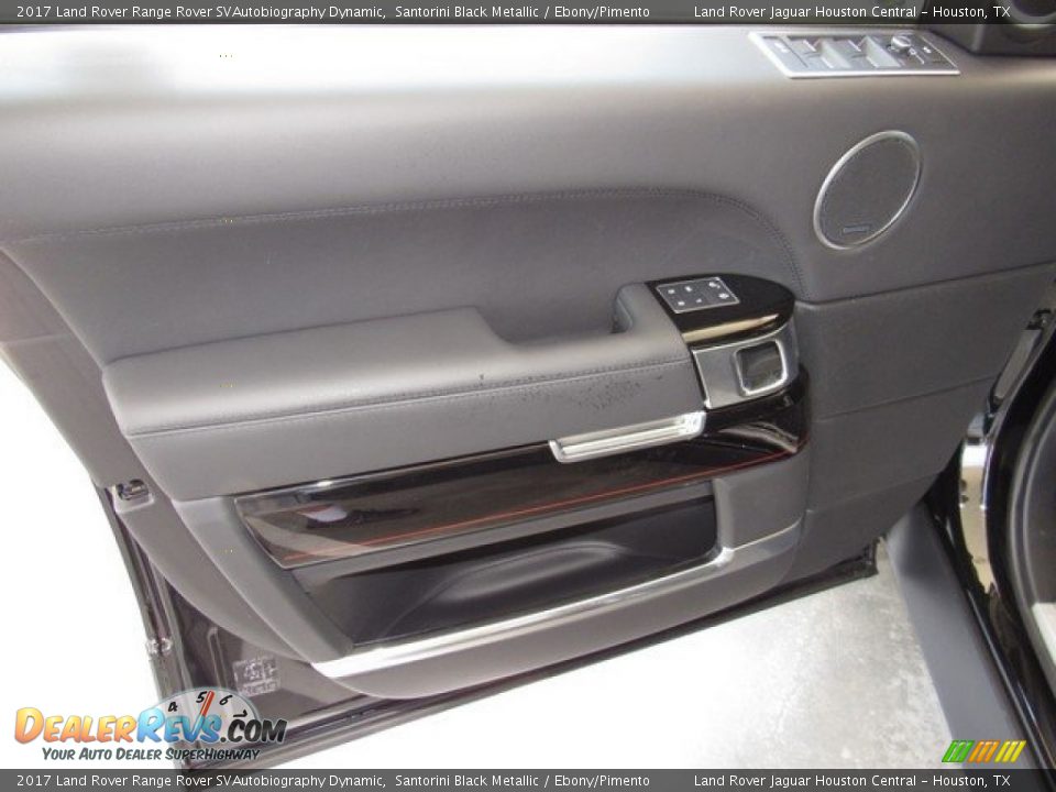 2017 Land Rover Range Rover SVAutobiography Dynamic Santorini Black Metallic / Ebony/Pimento Photo #19