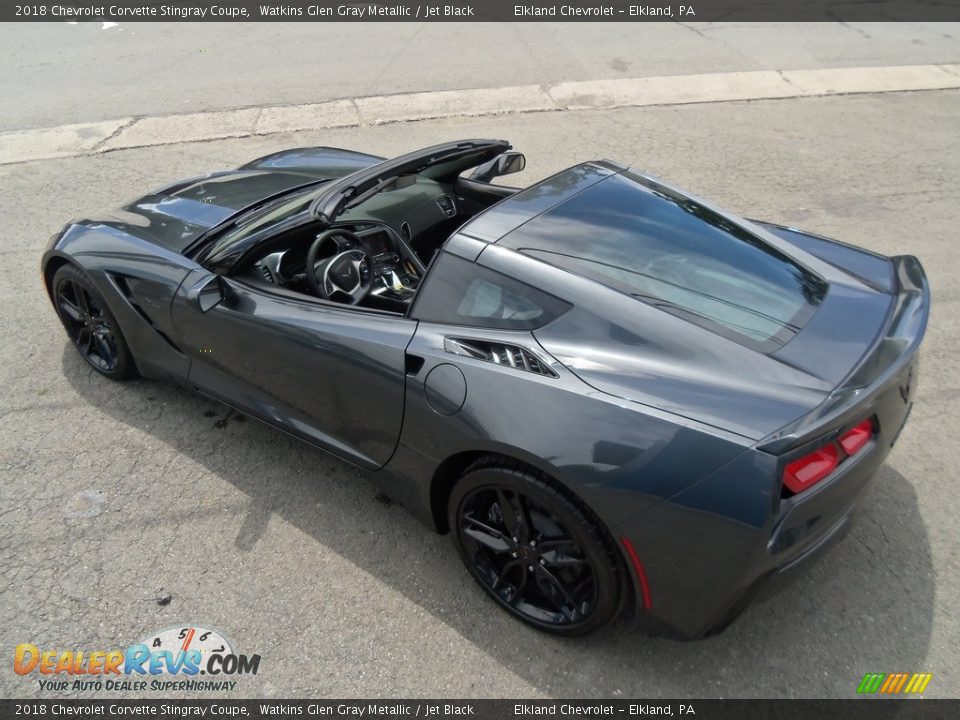 Watkins Glen Gray Metallic 2018 Chevrolet Corvette Stingray Coupe Photo #23