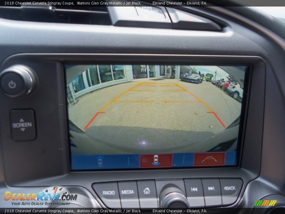 2018 Chevrolet Corvette Stingray Coupe Watkins Glen Gray Metallic / Jet Black Photo #30