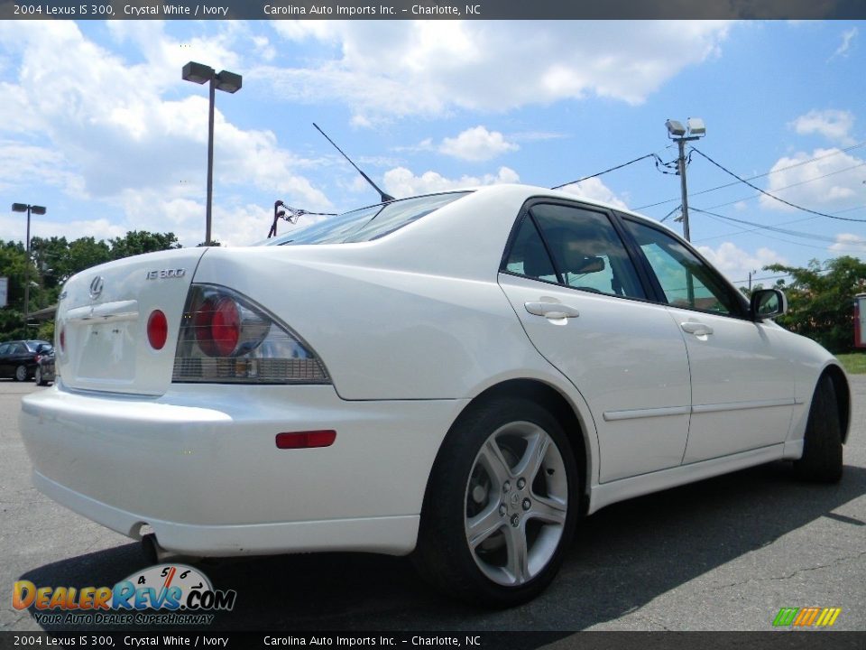 2004 Lexus IS 300 Crystal White / Ivory Photo #10