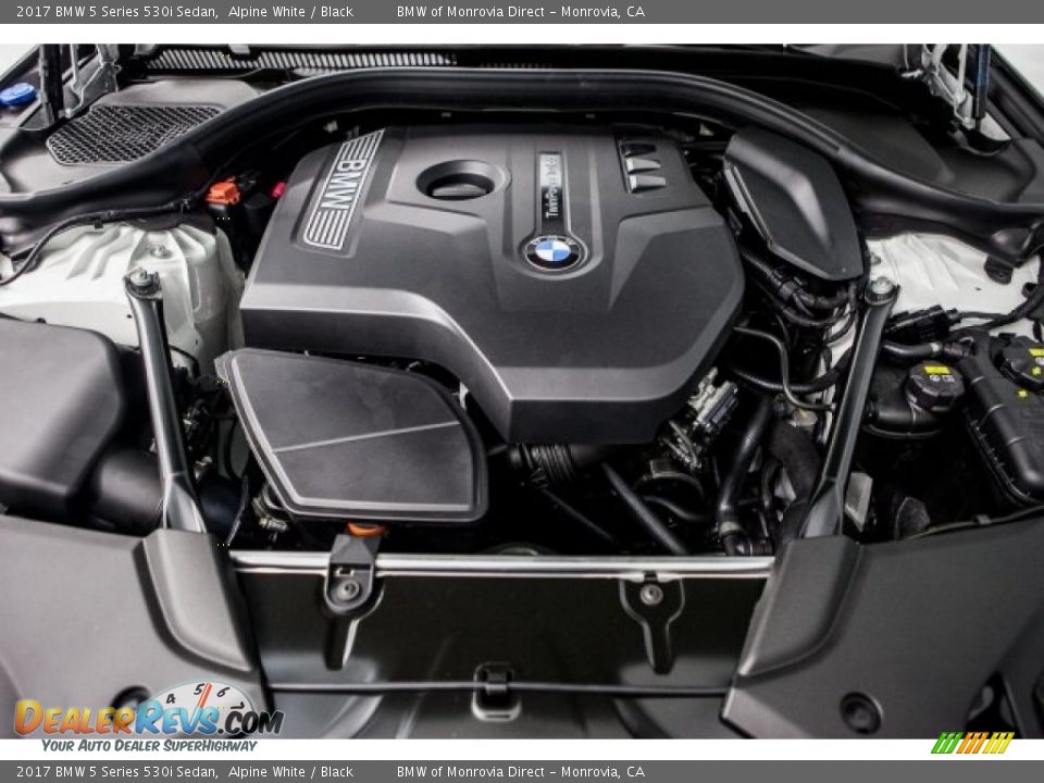 2017 BMW 5 Series 530i Sedan Alpine White / Black Photo #8