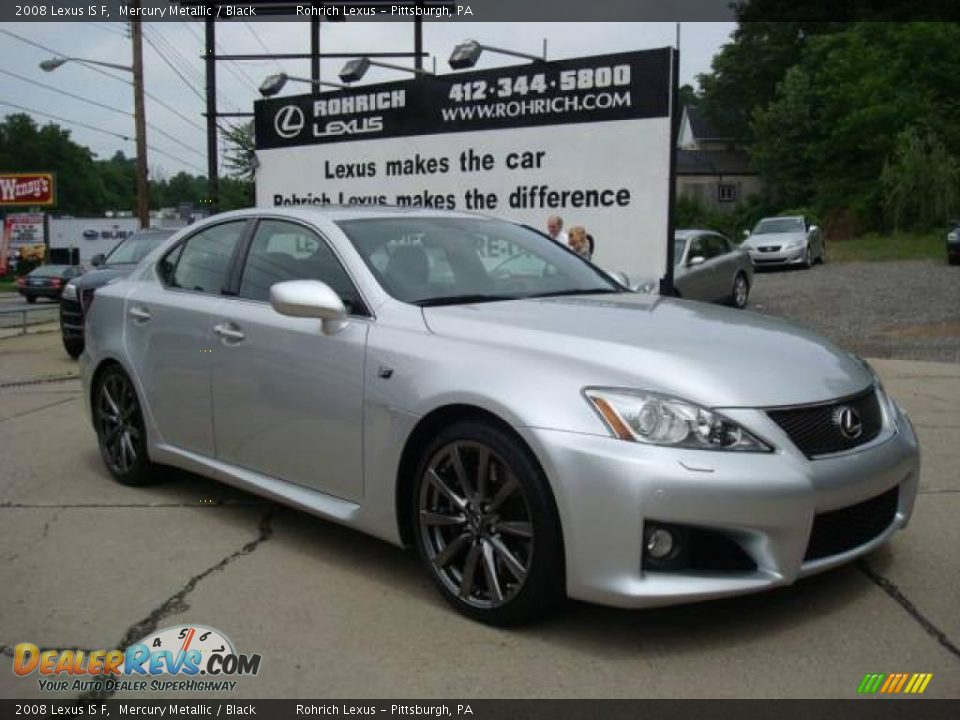2008 Lexus IS F Mercury Metallic / Black Photo #1