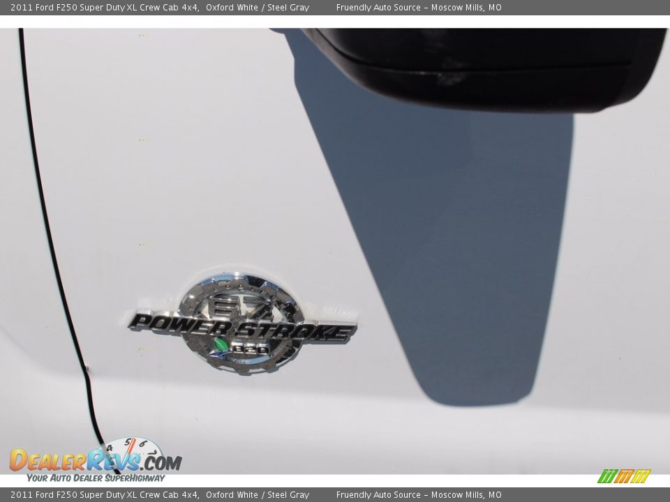 2011 Ford F250 Super Duty XL Crew Cab 4x4 Oxford White / Steel Gray Photo #21