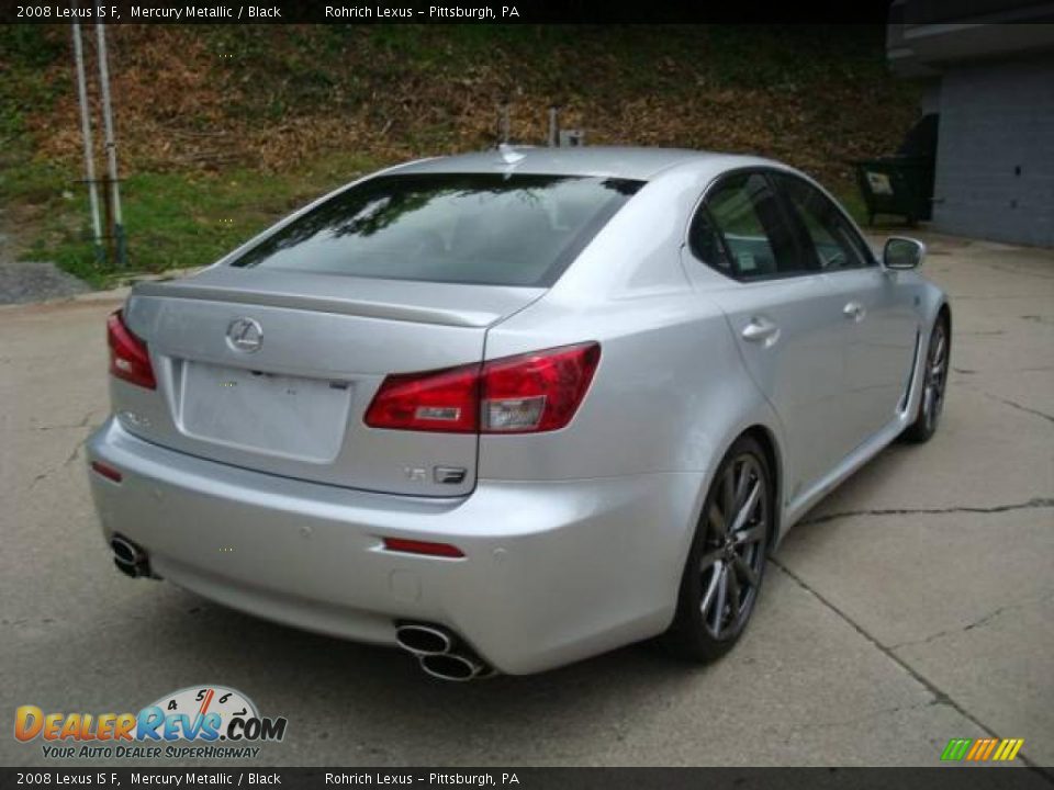 2008 Lexus IS F Mercury Metallic / Black Photo #2