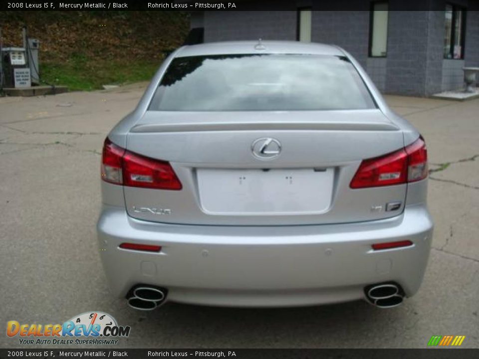 2008 Lexus IS F Mercury Metallic / Black Photo #3