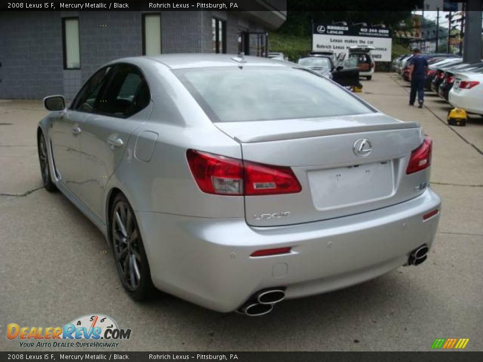 2008 Lexus IS F Mercury Metallic / Black Photo #4