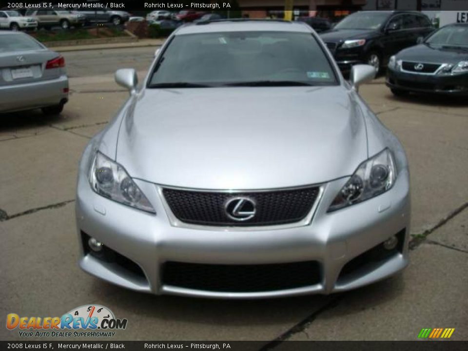 2008 Lexus IS F Mercury Metallic / Black Photo #6