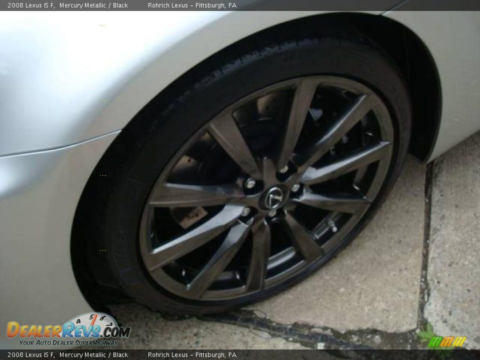 2008 Lexus IS F Mercury Metallic / Black Photo #7