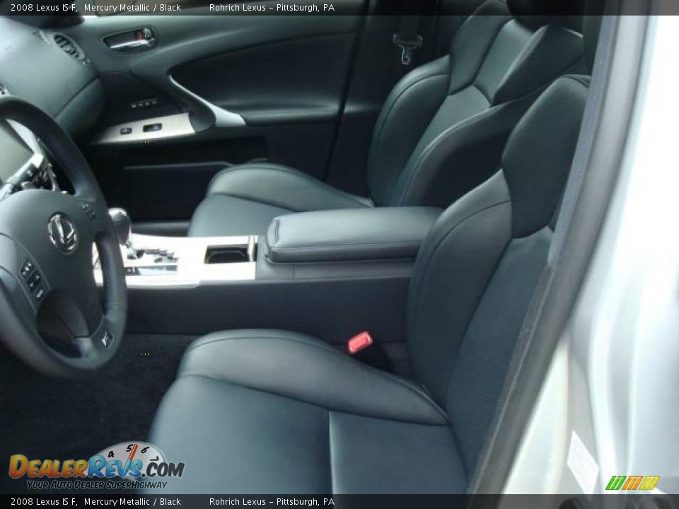 2008 Lexus IS F Mercury Metallic / Black Photo #8