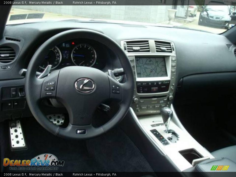 2008 Lexus IS F Mercury Metallic / Black Photo #10