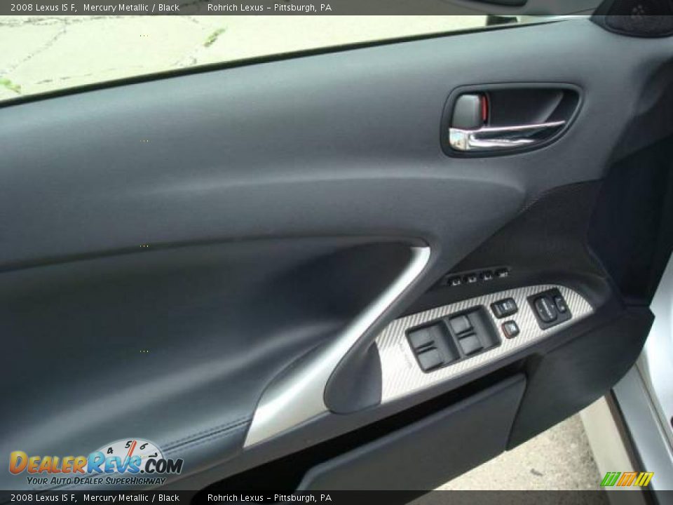 2008 Lexus IS F Mercury Metallic / Black Photo #11
