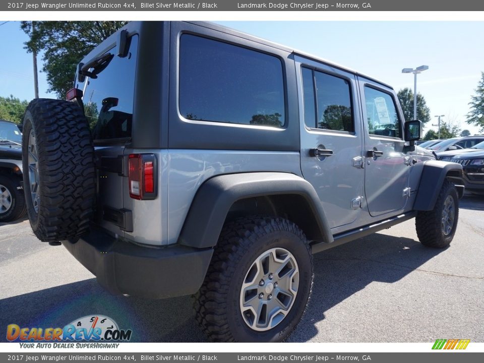 2017 Jeep Wrangler Unlimited Rubicon 4x4 Billet Silver Metallic / Black Photo #3