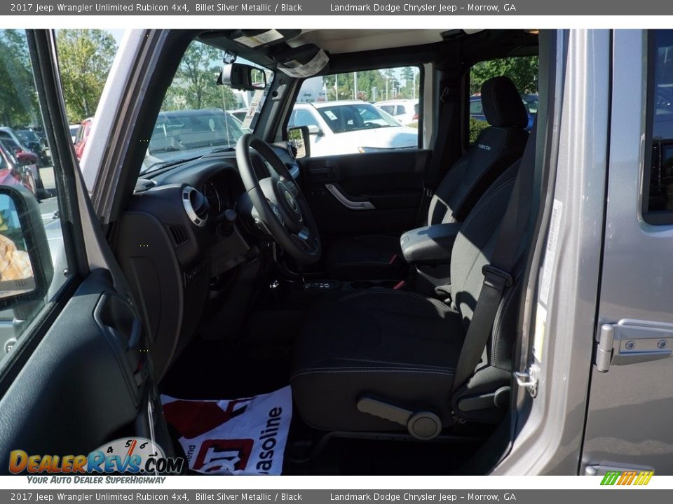 2017 Jeep Wrangler Unlimited Rubicon 4x4 Billet Silver Metallic / Black Photo #8