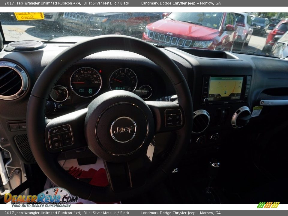 2017 Jeep Wrangler Unlimited Rubicon 4x4 Billet Silver Metallic / Black Photo #9