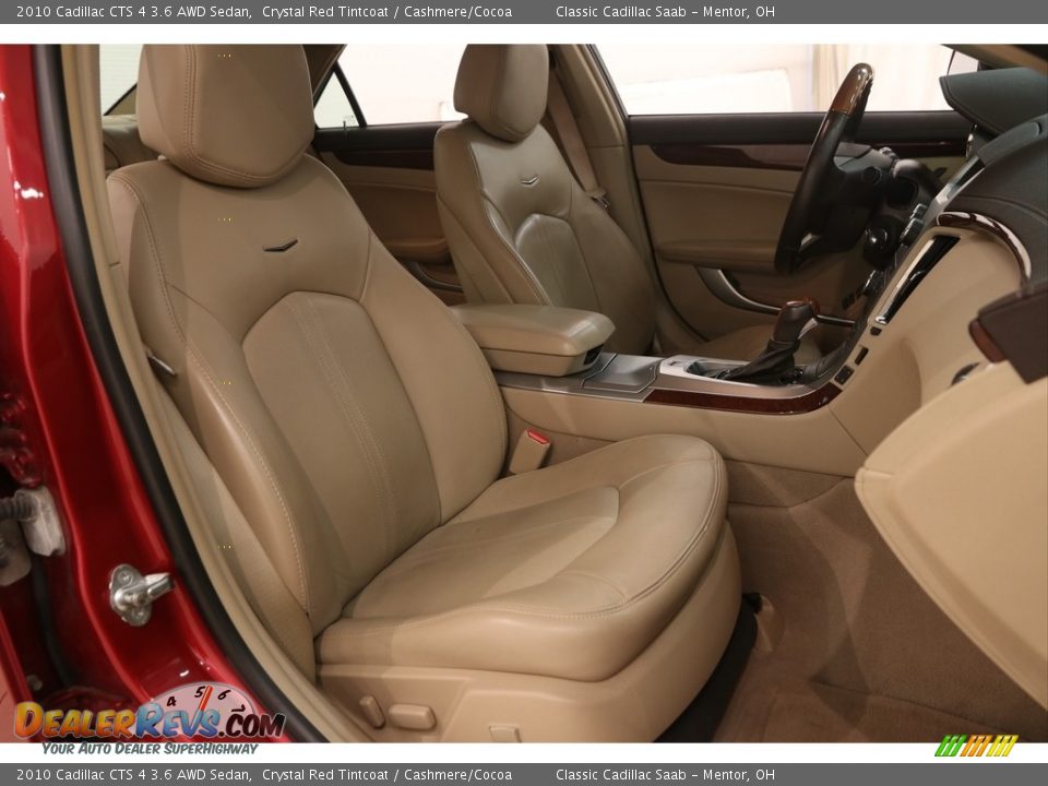 2010 Cadillac CTS 4 3.6 AWD Sedan Crystal Red Tintcoat / Cashmere/Cocoa Photo #19