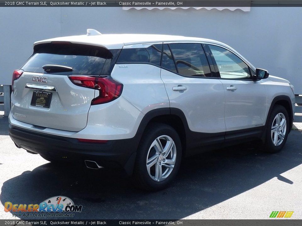 2018 GMC Terrain SLE Quicksilver Metallic / ­Jet Black Photo #2