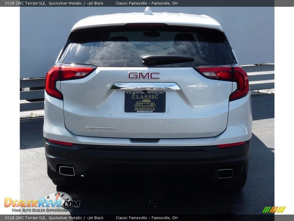 2018 GMC Terrain SLE Quicksilver Metallic / ­Jet Black Photo #3