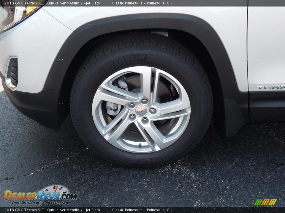2018 GMC Terrain SLE Quicksilver Metallic / ­Jet Black Photo #5