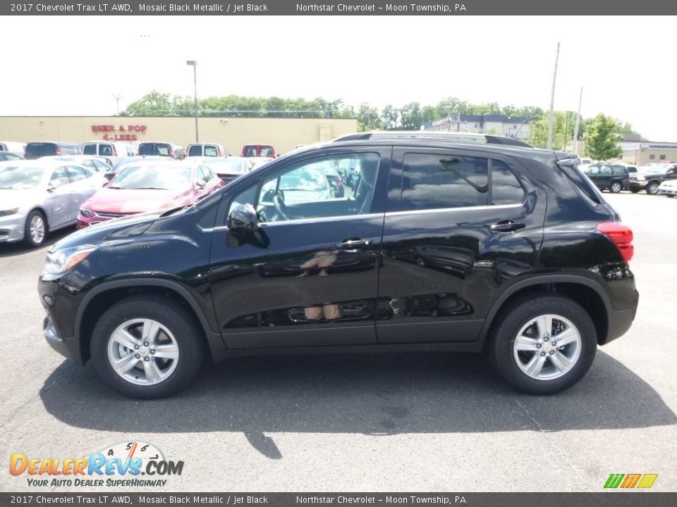 2017 Chevrolet Trax LT AWD Mosaic Black Metallic / Jet Black Photo #2
