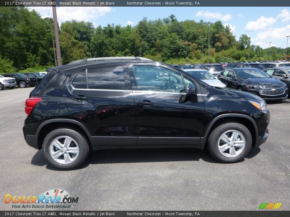 2017 Chevrolet Trax LT AWD Mosaic Black Metallic / Jet Black Photo #6
