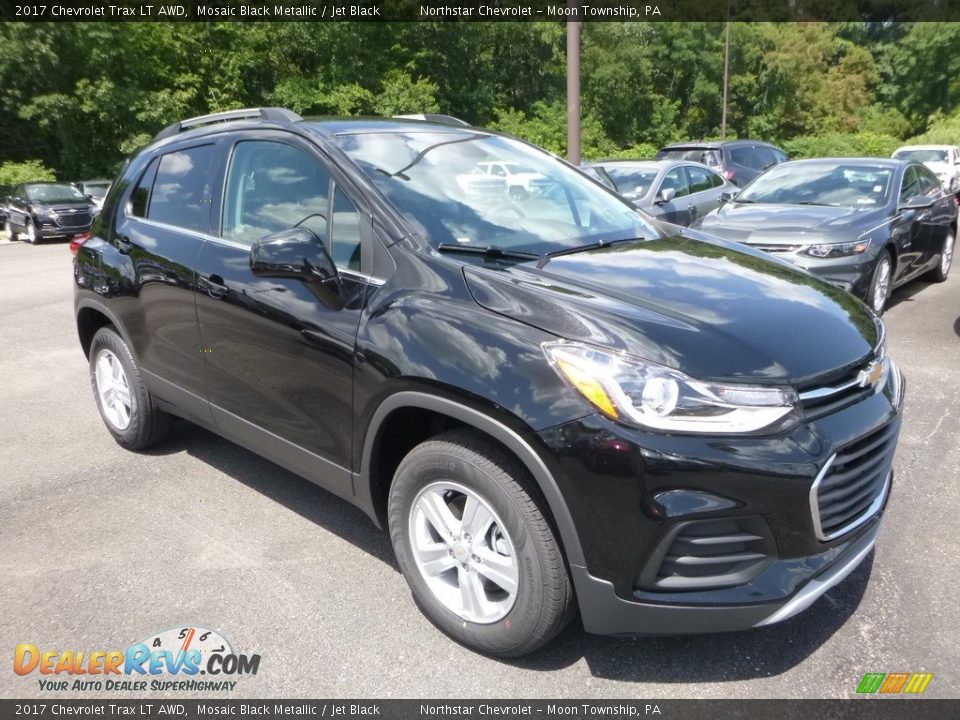 2017 Chevrolet Trax LT AWD Mosaic Black Metallic / Jet Black Photo #7