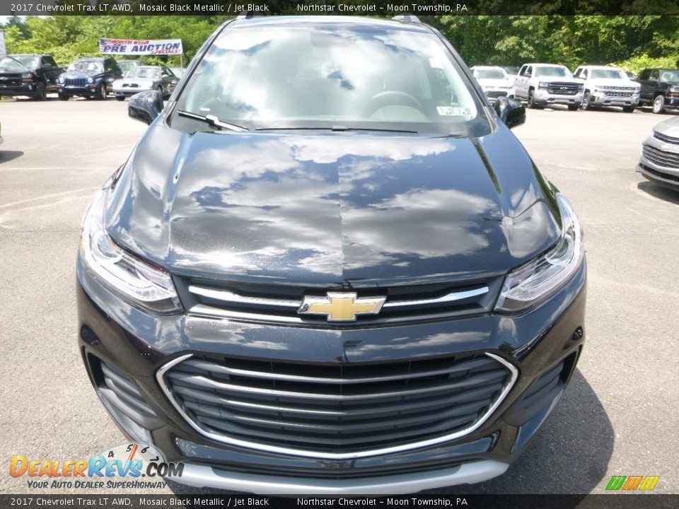 2017 Chevrolet Trax LT AWD Mosaic Black Metallic / Jet Black Photo #8