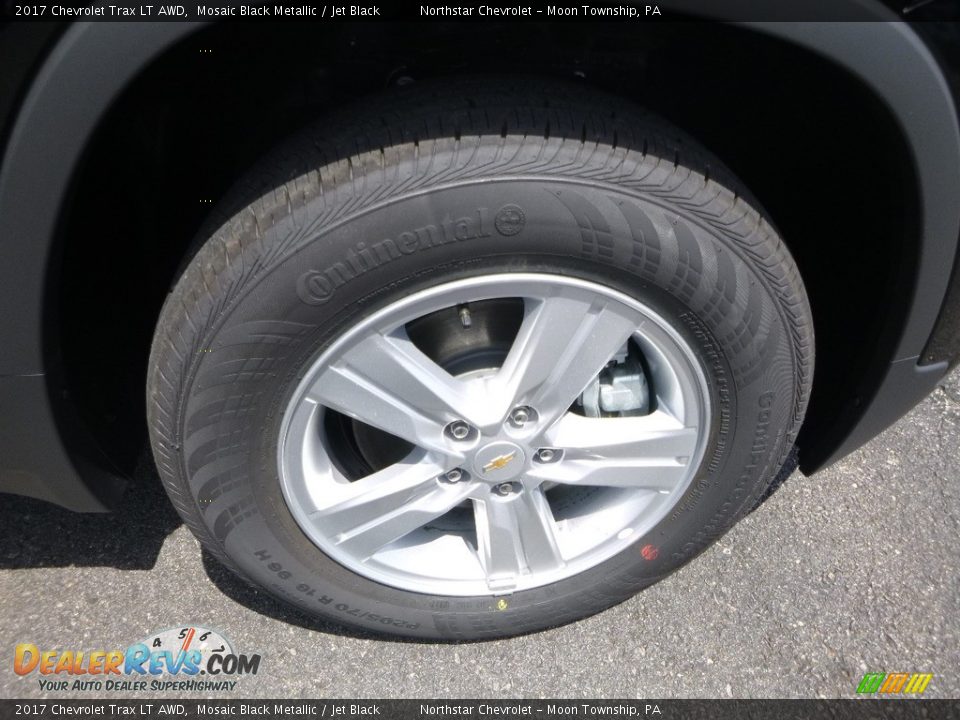 2017 Chevrolet Trax LT AWD Mosaic Black Metallic / Jet Black Photo #9